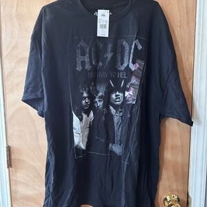 AC/DC Black Graphic Tee